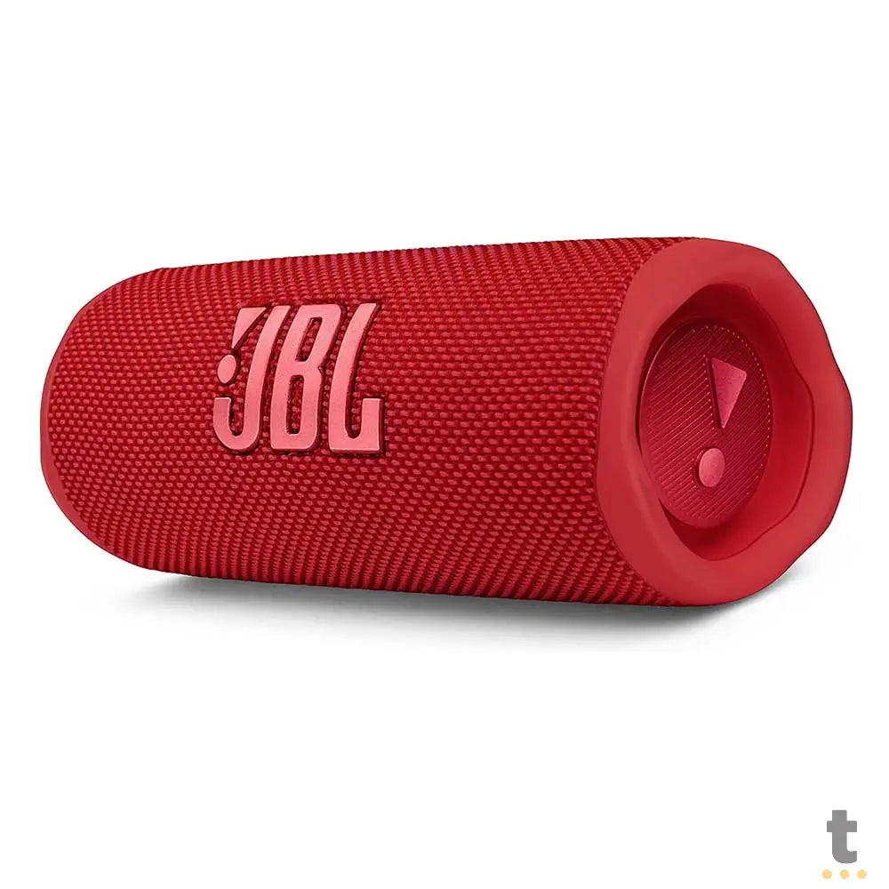 Caixa de Som Portátil Bluetooth JBL Flip 6 20W Vermelha - 25910726 Truedata